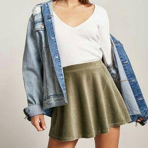 NWT Corduroy Skater Skirt